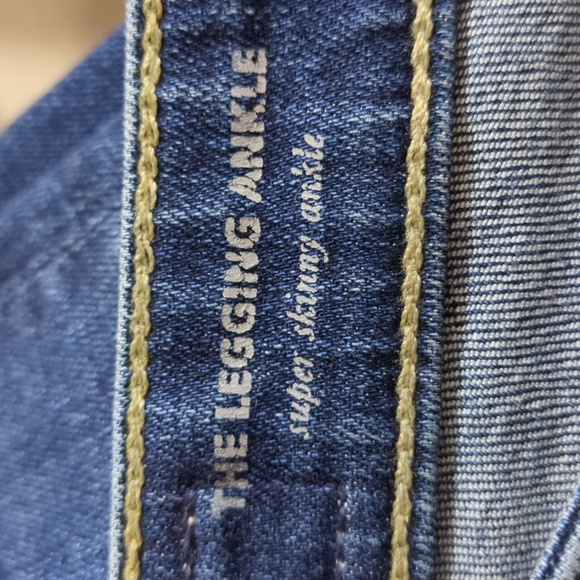AG Adriano Goldschmied size 24 R color blue jeans the leggings ankle super skinn - Picture 4 of 6